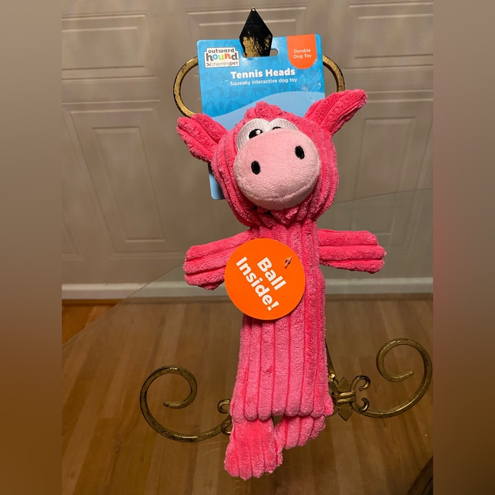 - Tennis Head  Plush Toy By Outward Hound - Interactive 12”- New, With Tags